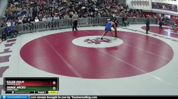 150 lbs Cons. Round 1 - Kaleb Holm, Punahou Boys vs Derek Arceo, Sierra Vista