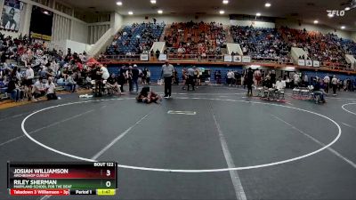 215 lbs Champ. Round 1 - Josiah Williamson, Archbishop Curley vs Riley Sherman, Maryland School For The Deaf