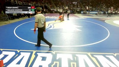 I-190 lbs Champ. Round 1 - Malachi Courtois, Monroe-Woodbury vs Noah Leavell, Hamburg