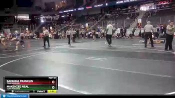 132 lbs Quarterfinal - Makenzee Neal, Team Montana vs Savanna Franklin, Team Missouri