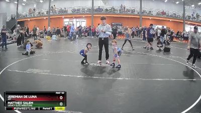 40 lbs Semifinal - Jeremiah De Luna, JET vs Mattheo Salem, Legacy Elite Wrestling