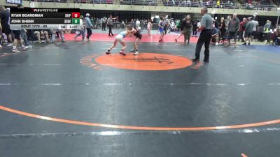 85 lbs 5th Place - Ryan Boardman, Shippensburg vs John Shenk, Denver