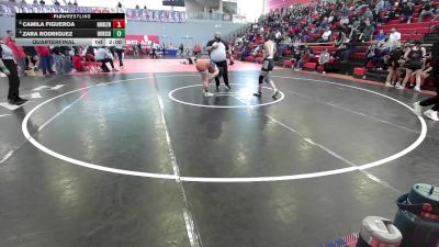 130 lbs Quarterfinal - Camila Figueroa, Clint Horizon vs Zara Rodriguez, El Paso Riverside