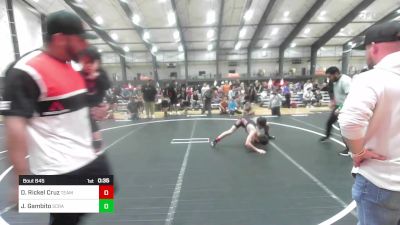 102 lbs 3rd Place - Declan Rickel Cruz, Team Aggression vs Jacob Gambito, Scrap Yard Garage