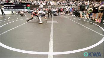 88 lbs Rr Rnd 2 - Kaden Hughes, Del City Little League Wrestling vs Tyler Haxel, Lions Wrestling Academy