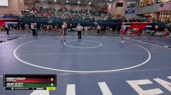 190 lbs Semifinal - Aiden Cooley, Allen Blue vs Adam Scott, Austin Vandegrift