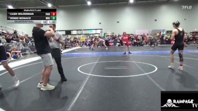 150 lbs Quarterfinal - Cash Wilderman, Frontenac vs Romiz Monaco, WWC