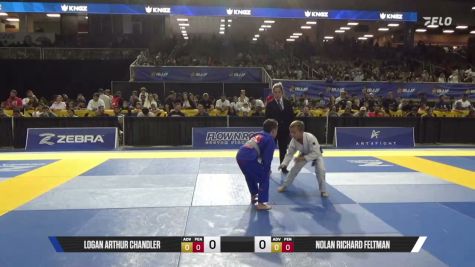 Logan Arthur Chandler vs Nolan Richard Feltman 2026 Pan Kids Jiu-Jitsu IBJJF Championship