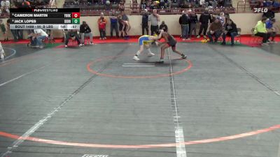 90_B lbs Round Of 16 - Cameron Martin, York Suburban vs Jack Lopes, Derry