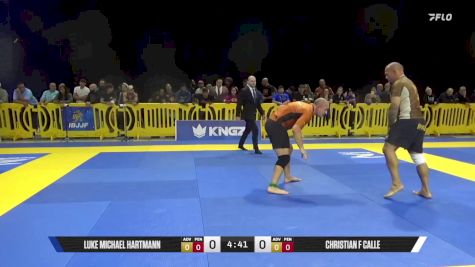 Christian F Calle vs Luke Michael Hartmann 2025 Pan IBJJF Jiu-Jitsu No-Gi Championship