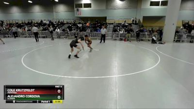 126 lbs Cons. Round 3 - Alejandro Cordova, Illinois vs Cole Krutzfeldt, Montana