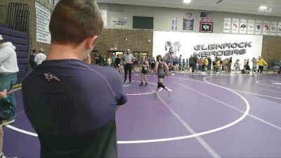 90 lbs Round 5 (6 Team) - Hayden Robinson, Renegades vs Jacen Nichols, Glenrock Intermediate Middle School