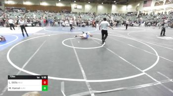 70 lbs Semifinal - Landyn Stills, Relentless vs Modasir Kamal, Alpha Dawg