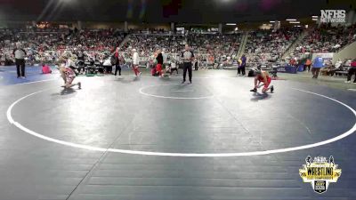 B4A-106 lbs Quarterfinal - Keilan Atencio, Plainview vs Callan Caldwell, Ft. Gibson