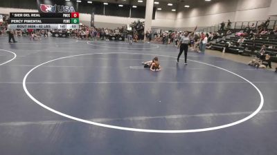 62 lbs Quarters - Sier Del Real, Pomona Wrestling Club Colorado vs Percy Pimental, Prior Lake Wrestling Club