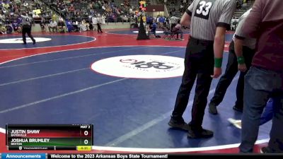 5A 120 lbs Semifinal - Joshua Brumley, Benton vs Justin Shaw, Batesville