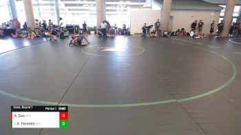 120 lbs Cons. Round 1 - Abril Paredes, Sheldon vs April Gao, College Prep WA