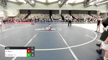 53 lbs Rr Rnd 4 - Henry Berk, Washington Twp vs Everett Hartey, Warrior WC