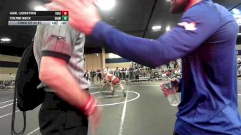 157 lbs Consi Of 64 #2 - Karl Ledbetter, Charger WC vs Colter Beck, Champions WC