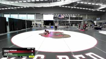 141 lbs Cons. Round 1 - Aidan Morgan, Norwich vs Luis Rosa, American International