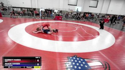 144 lbs Round 3 - Garrett Marks, AWA vs Mason Hansen, Team Nazar