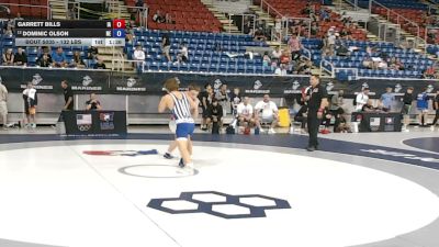 132 lbs Cons. Rd Of 16 - Garrett Bills, Iowa vs Dominic Olson, Nebraska