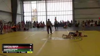 110 lbs Round 3 - Karrsen Bussan, Midwest Maniacs vs Christian Riddick, NCWAY National Team