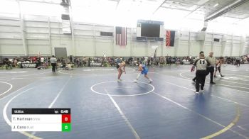 123 lbs Consi Of 4 - Tristan Hartman, Stout Wrestling Academy vs Jeremiah Cano, BlackCat WC