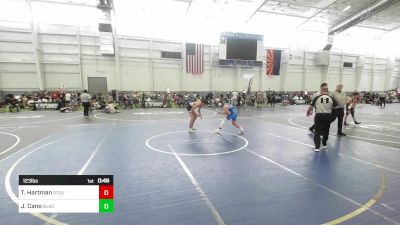 123 lbs Consi Of 4 - Tristan Hartman, Stout Wrestling Academy vs Jeremiah Cano, BlackCat WC