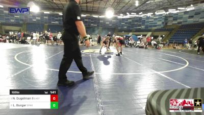 150 lbs Semifinal - Nathan Gugelman II, East Idaho Elite Wrestling Club vs Luke Burgar, Spartan Mat Club