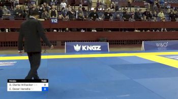 David Clarke Willacker vs Carlos Oscar Heredia 2024 Pan IBJJF Jiu-Jitsu No-Gi Championship