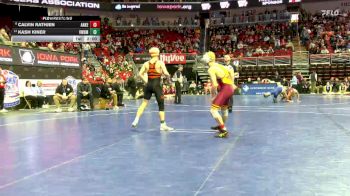 3A-132 lbs Cons. Round 3 - Calvin Rathjen, Ankeny vs Kash Kiner, Valley, West Des Moines