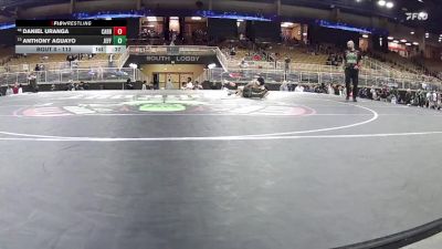 113 lbs Cons. Round 1 - Anthony Aguayo, Jefferson vs Daniel Uranga, Carrollton