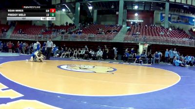 157 lbs Quarters & 1st Wb (16 Team) - Freddy Melo, Lincoln Southeast vs Sean Mines, Seward