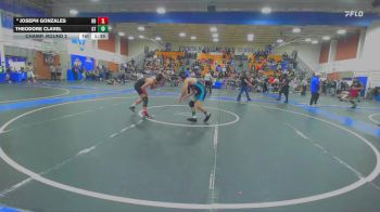 126 lbs Champ. Round 2 - Theodore Clavel, Grand Terrace vs Joseph Gonzales, Huntington Beach