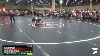 132 lbs Round 2 (6 Team) - Jack Creaser, Florida Pitbulls vs Braiden Benefield, Alabama Takedown