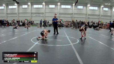 88 lbs Round 7 (10 Team) - Tyler Elliott, Dayton Bandits vs Colton Aberegg, The Wrestling Mill