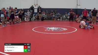 126 lbs Round 2 - Logan Christopher, Olympia National vs Aubree Dignean, Pit Crew