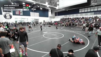 150 lbs Champ. Round 1 - Jessie Valenzuela Jr, Rough House Wrestling Club vs Jaicob Trimble, Chaparral High School Wrestlin