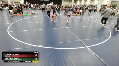 51-55 lbs 5th Place Match - McKenna Goth, Summit Wrestling Academy vs Elaina Ladwig, Wisconsin