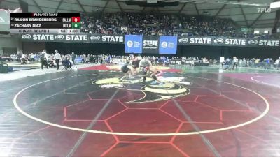 Boys 3A 113 lbs Champ. Round 1 - Ramon Brandenburg, Ballard vs Zachary Diaz, Interlake