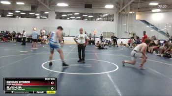 200 lbs Champ. Round 1 - Richard Webber, Penn High School vs Elvis Muja, Greg Gomez Trained