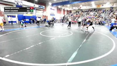 157 lbs Cons. Round 1 - Travis Sepulveda, Selma vs Brody Coleman, Calabasas