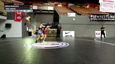 Open Men - 74 lbs Champ. Round 2 - Eric Cortez vs Horeb Francisco