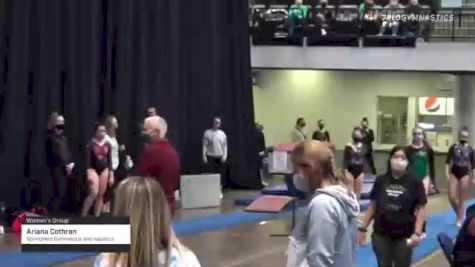 Ariana Cothran - Women's Group, Springfield Gymnastics and Aquatics Center - 2021 Women's Xcel Region 4 Championships