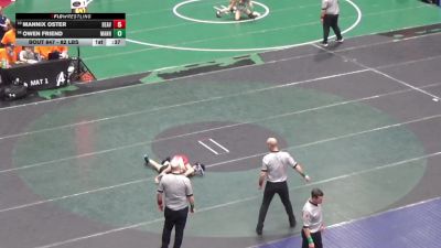 82 lbs Consi Of 32 #2 - Mannix Oster, Beaver vs Owen Friend, Manheim Township