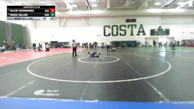 106 lbs Cons. Round 2 - Jacob Hernandez, Valencia/Valencia vs Aiden Gillam, Hamilton