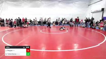 48 lbs Consi Of 8 #2 - Jaxon Pepper, Mt. Pleasant vs Bohdi Tsikerdanos, Walkersville