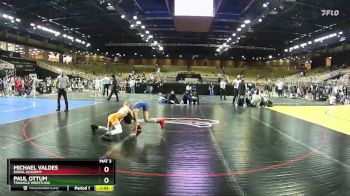 82 lbs Quarterfinal - Paul Ottum, Triangle Wrestling vs Michael Valdes, Doral Academy