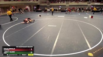 145 Championship Bracket Champ. Round 2 - LeRoy Olson, Park vs Kyle Linville, Shakopee